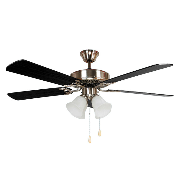 Lark Manor 52'' Afognak 5 Blade Standard Ceiling Fan with Pull Chain